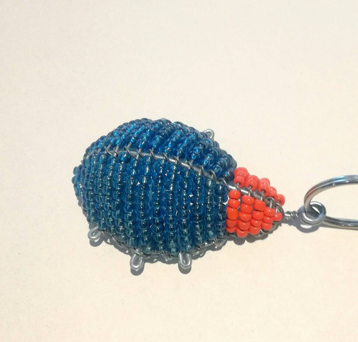 Pair of mixed colors 3D Key holder beaded ladybugs. Unique best friend thank you gifts. Works as zipper charms. Can be customized.