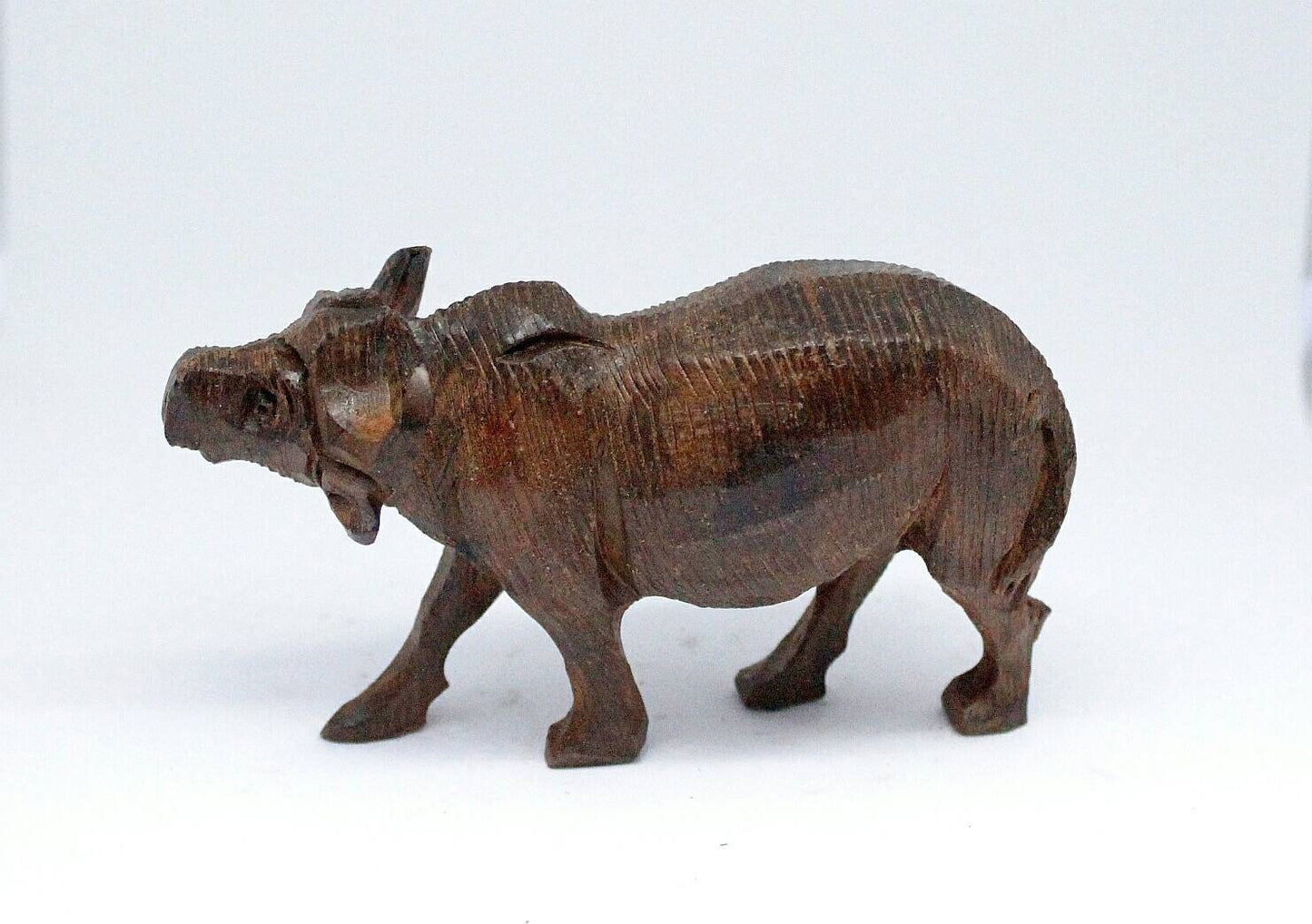 2 or 3 handCarved Ironwood Buffaloes. South African Big Five Animals Artwork. Interior Decor Sculptures/Giftset. Express Shipping