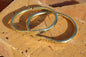 Brass cuff Brass bracelets set of 2 written Africa. Unique African Jewelry Gifts Express Shipping Worldwide. Thanks for gifts