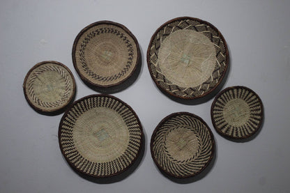 Set of 5 Binga/Tonga baskets wall decor giftset Express Shipping Worldwide. African Souvenirs Zimbabwe handcrafted gifts ideas