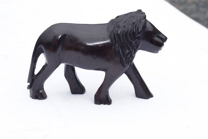 Ebony Wood Big Five Animals. Malawian Handmade Figurines set Express Shipping Worldwide. Best for home and office decoration. Unique Gifts