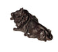 Fine Art Sleeping Lion Handcarved Ironwood Masterpiece. Zimbabwean Handcarved Lifelike animal figurine. Realistic carving home/Office Decor