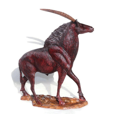 Large Fine Art Sable Ironwood Handcarved figurine. Zimbabwean Giant Antelope Carving. Detailed Safari Animal Masterpiece. Ready to Ship gift