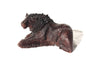 Sleeping Lion Handcarved Ironwood Carving. Zimbabwean Handcarved Lifelike animal figurine. Ready to Ship home/Office Decor