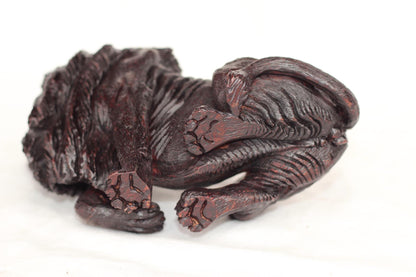 Fine Art Seating Roaring Adult Lion Handcarved Ironwood Masterpiece. Zimbabwe Lifelike animal figurine. Realistic carving home/Office Decor