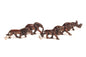 Hand carved Iron Wood African Big 5 animals keyholders/Zipper charms. Giftsets for theme party, end of year, work corporate gifts. Set of 5