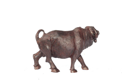 Fine Art Ironwood Walking Water Buffalo Masterpiece. Zimbabwe Handcarved Action life like African Home/Office Decor. Ready to ship Art Gifts