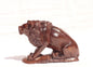 Fine Art Lion King Smooth Ironwood Masterpiece Design 3. Zimbabwean Carved Sitting Lifelike animal figurine. Home/Office Deco Christmas Gift
