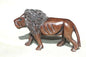 New Design Smooth hand carved Iron wood Lion Sculpture. Malawian handcarved figurine. Unique handcrafted African animals gift. Ready to Ship