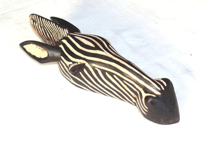 Olive wood Zebra Head Wall Decor Trophy. Lifelike fully Zimbabwean Handcarved African  Art gifts. Ready to Ship Worldwide