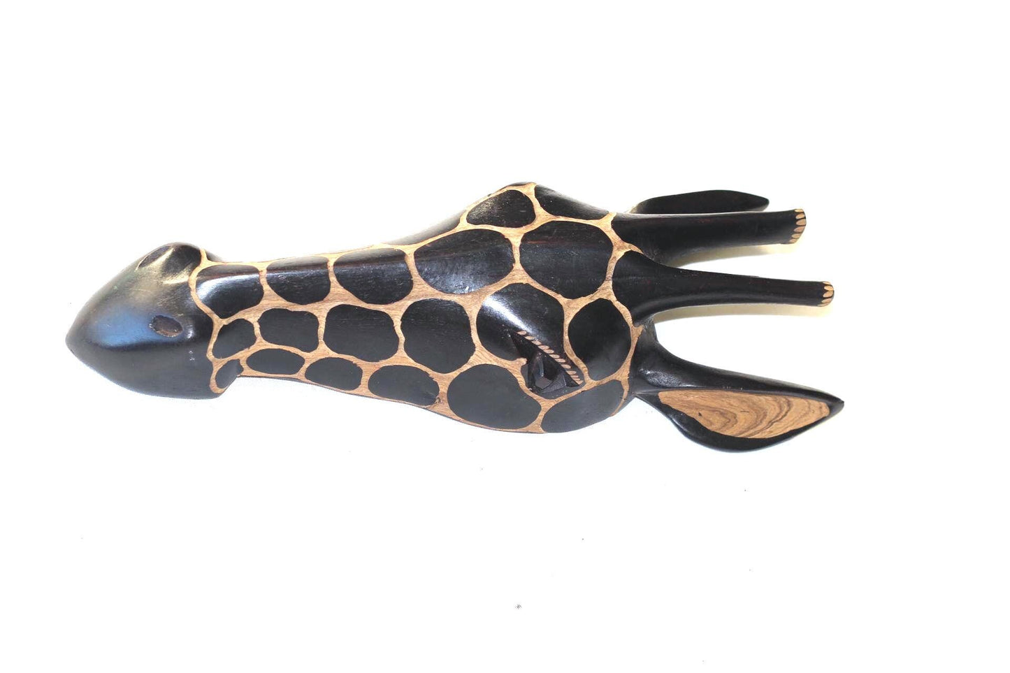 Olive wood Giraffe Head Trophy wall decor Mask. Lifelike fully Zimbabwean Handcarved African  Art gifts. Ready to Ship Worldwide