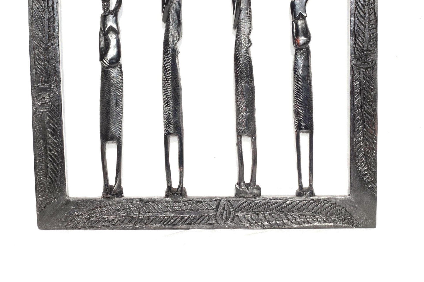 Ebony Wood Masaai Couples on single Frame. Carved Wood Wall Decor. Unique African Art Housewarming/Wedding Gifts. Office Décor Hangings.