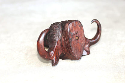 Water Buffalo head Ironwood carved Door Handle. Lifelike fully detailed Zimbabwean Handcarved African Big Five Art gift Ready to Ship.