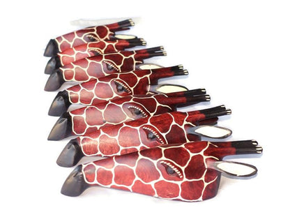Brown Olive wood Giraffe Head Trophy wall decor Mask. Lifelike fully Zimbabwean Handcarved African  Art gifts. Ready to Ship Worldwide