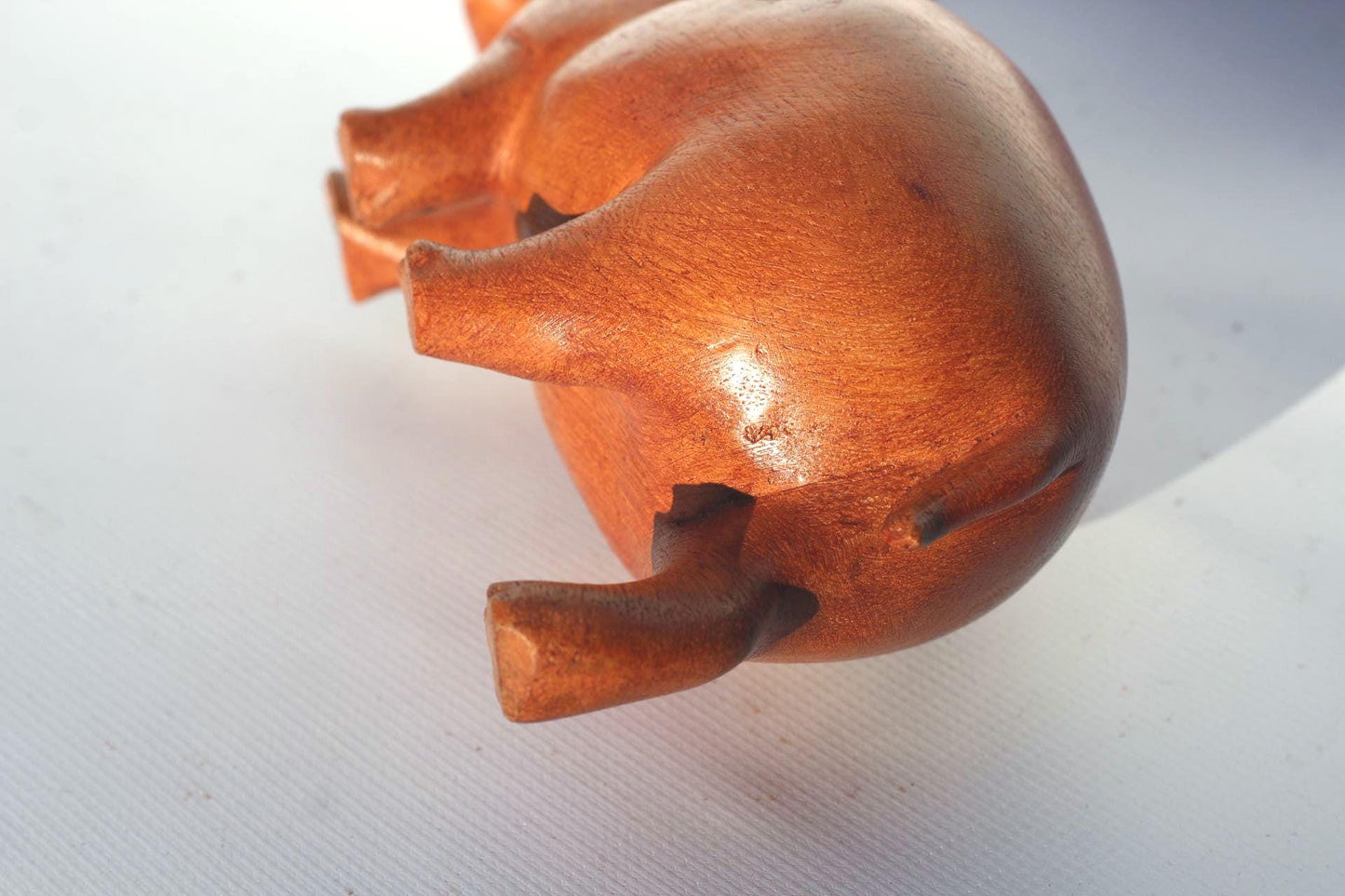 Mahogany Wood Life like walking Hippopotamus Masterpiece. African Hand carved Hippo Art figurine. Safari decor gifts ready to Ship. 25×11cm