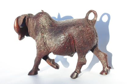 Fine Art Ironwood Walking Water Buffalo Masterpiece. Zimbabwe Handcarved Action life like African Home/Office Decor. Ready to ship Art Gift